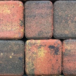 Брусчатка Квадриум Новый город Color mix Вулкан 60