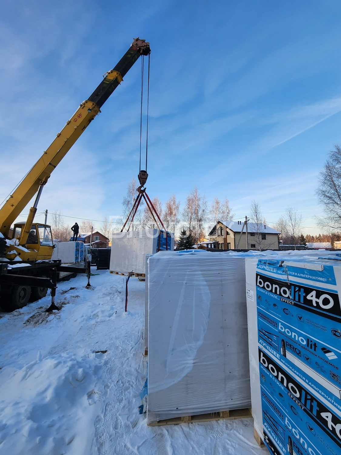 Газобетонные U-блоки (П-блоки) Бонолит Малоярославец 500х250х400, D500